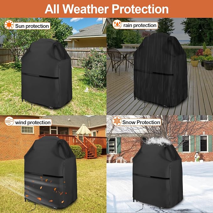 Grill Griddle Cover Compatible for Charbroil Bistro Pro Electric Grill & Griddle - Image 7