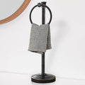 Hoimpro 17 Inch Stand Hand Towel Holder Towel Bar Towel Hanging Ring, Free by Hoimpro