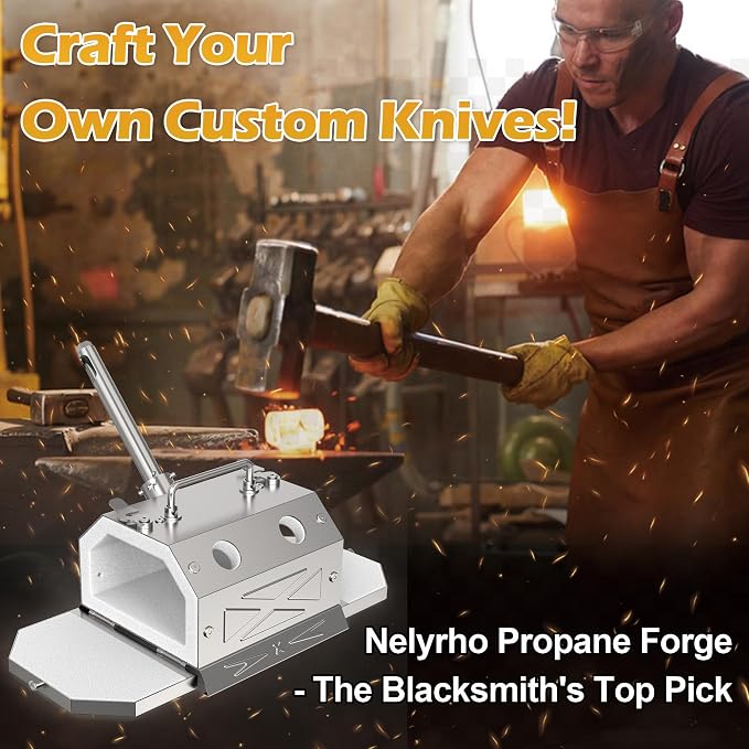 Nelyrho Portable Propane Blacksmith Forge Kit - Image 8
