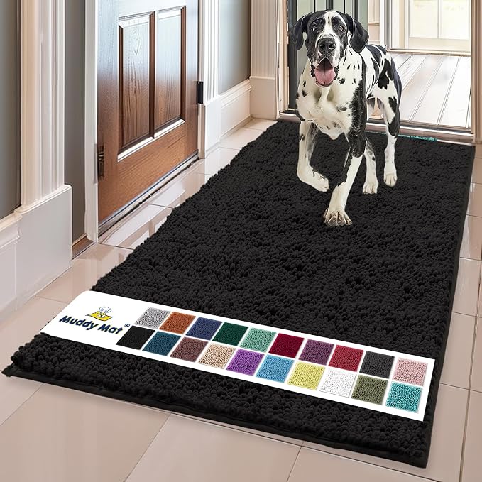 Muddy Mat® | Super Absorbent Door Mat Indoor, Microfiber Quick Dry Chenille by MuddyMat%C2%AE
