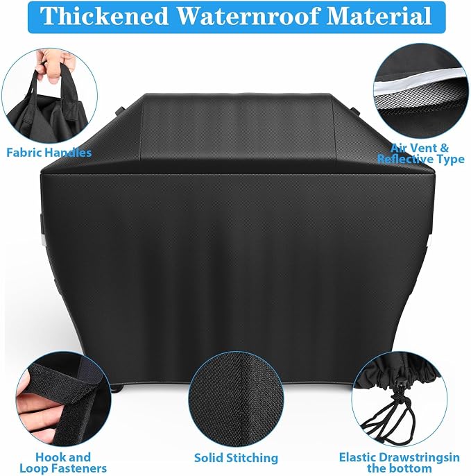 Utheer Grill Cover for Ninja FlexFlame PG300/PG301 – 55" L x 23" W x 47" H BBQ - Image 4