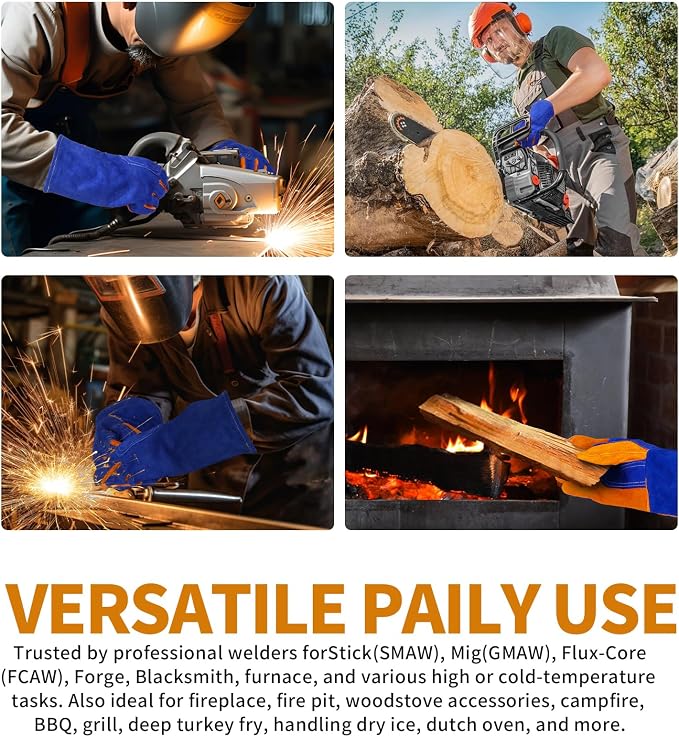 Leather Welding Gloves - Image 7