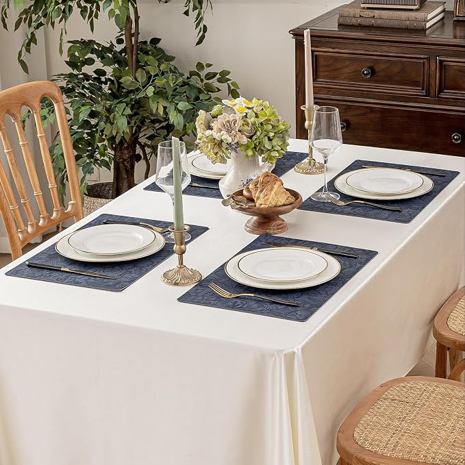 Romanstile Vinyl Placemats Set of 6-12 X 18 Inch - Image 7