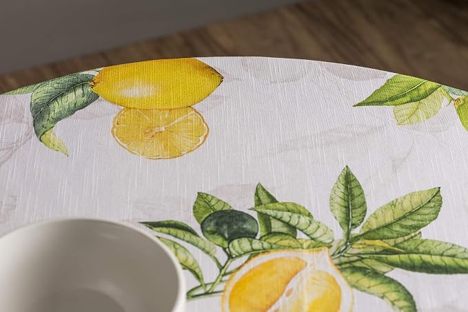 Maison d' Hermine Table Cloth Round Table 100% Cotton 63 Inches Tablecloth - Image 8