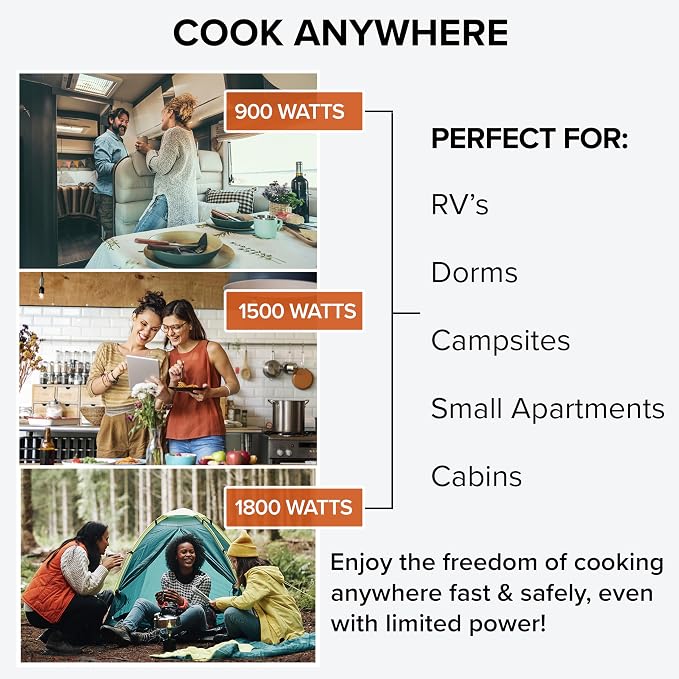 Nuwave Portable Induction Cooktop, NSF-Certified Single Electric Burner - Image 6