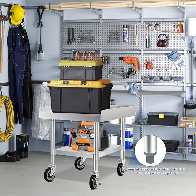 HARDURA Stainless Steel Equipment Stand Metal Prep Table - Image 4