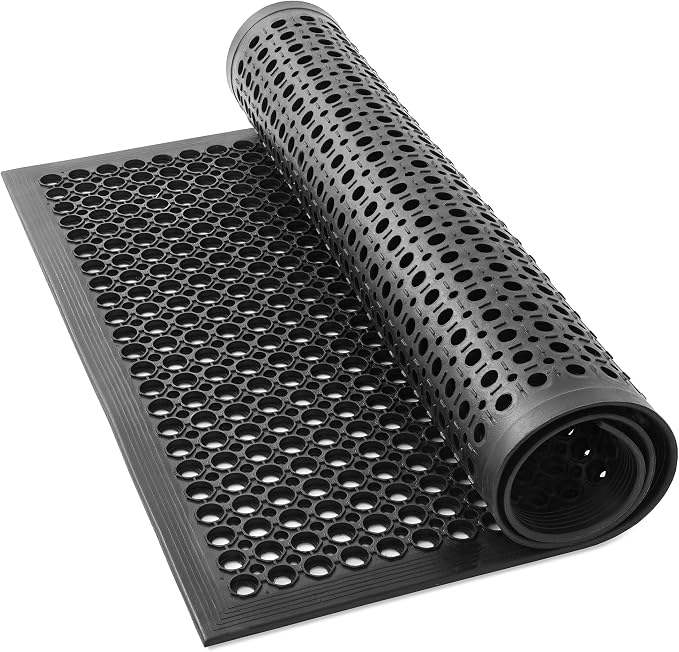 GRIDMANN Rubber Floor Mat, Non-Slip and Grease Resistant - Image 3
