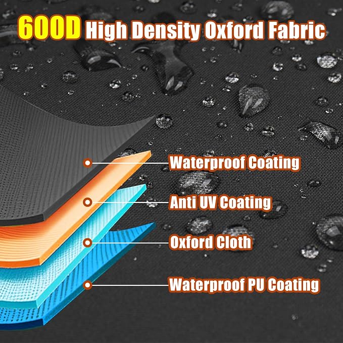 48 Inch Grill Cover, Fits for Weber Char-Broil Nexgrill Brinkmann and All - Image 2