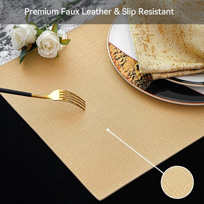 Gold Placemats Set of 4 - Image 5