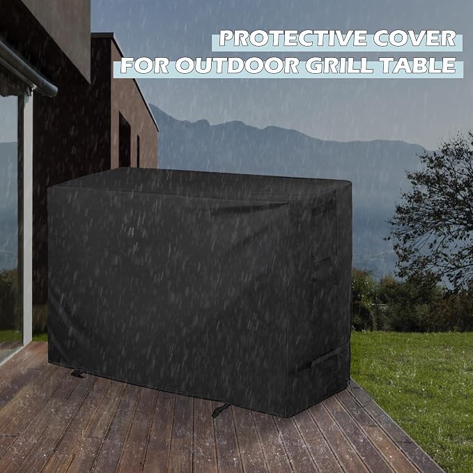 Outdoor Grill Table Cover for Royal Gourmet Dining Cart, Grill Cart Cover for - Image 6