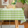 Rectangle Table Cloth, 100% Waterproof Tablecloth Oil Proof Spill Proof Vinyl by Unknown