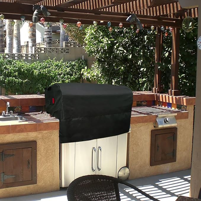 Built-in Grill Cover 37" Fits for Weber Summit Gas Grill S-460, Spire 30" - Image 9