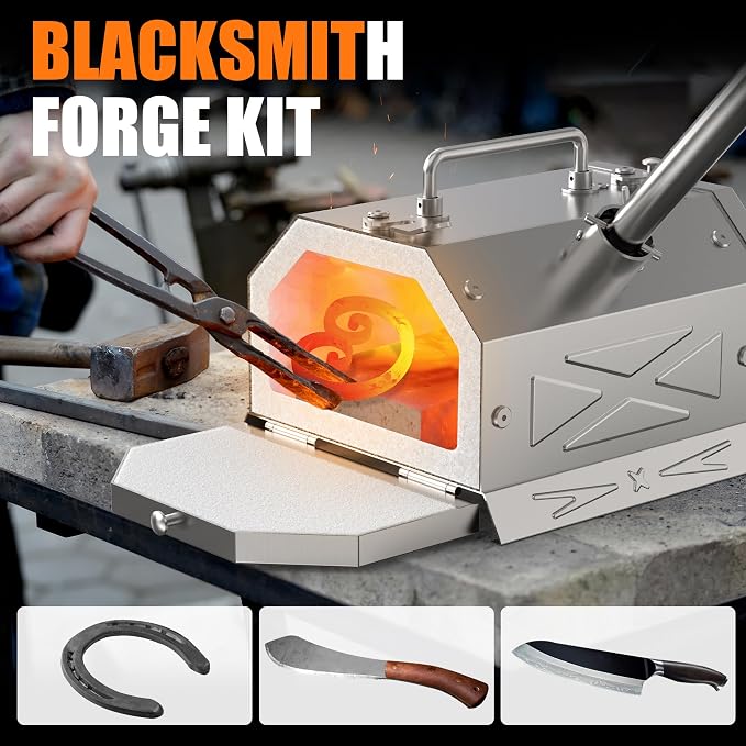 Nelyrho Portable Propane Blacksmith Forge Kit - Image 5