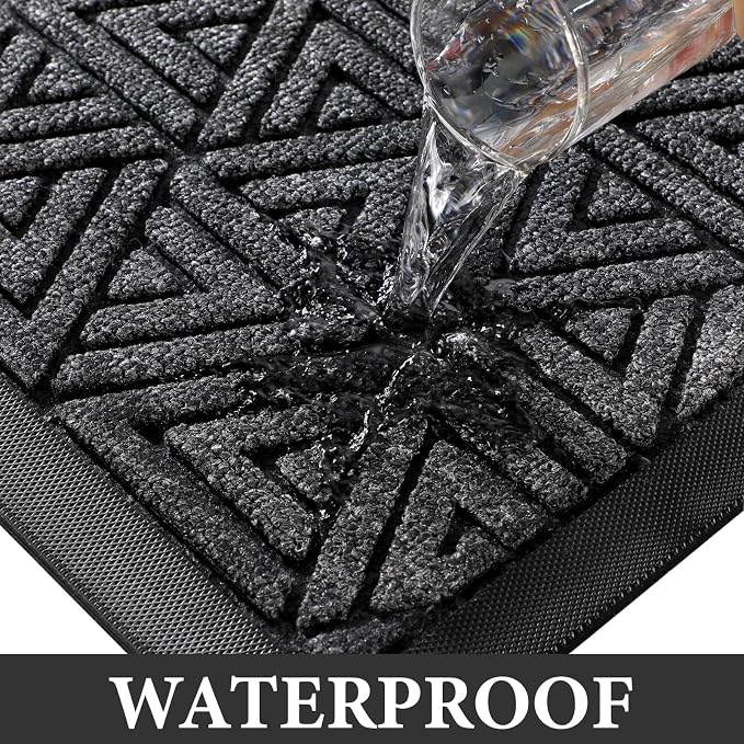 Yimobra Large Door Mat 47x24, All-Weather Waterproof Non-Slip Welcome Matt - Image 8