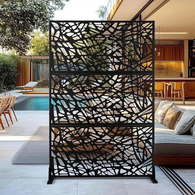 Outdoor Privacy Screen, Freestanding Privacy Fence Panels by FENCY