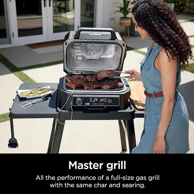 Ninja | Grill & Smoker | Outdoor Woodfire Pro XL | 4 in 1 Grill, BBQ Smoker - Image 2