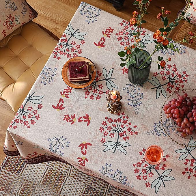 patdrea Designer French Linen Extra Long Tablecloth - Image 3