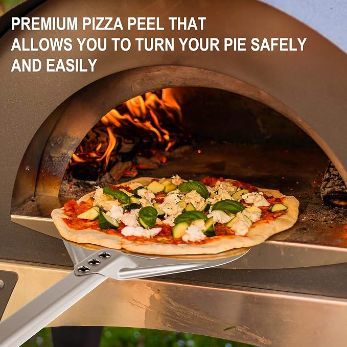 Pizza Turning Peel 8-Inch – Lightweight Aluminum Paddle - Image 7