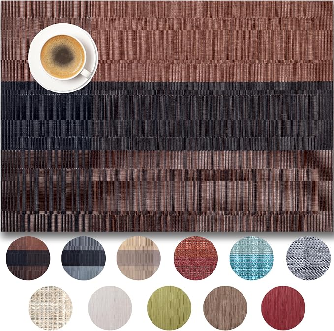 Placemats Set of 12 by Unknown
