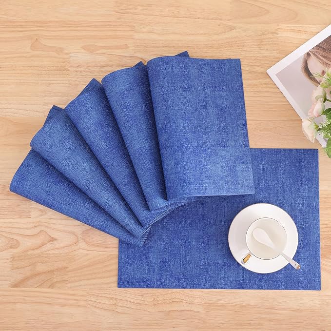 Homaxy Faux Leather Heat Resistant Placemats - Image 9