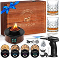 Electric Whiskey Smoker Kit, Luxurious Wooden Box, Heartfelt Christmas Gifts by YourLifeBeautifullyArranged