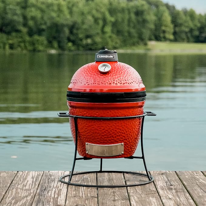 Kamado Joe KJ13RH 13.5 inch Portable Charcoal Grill, Blaze Red - Image 3