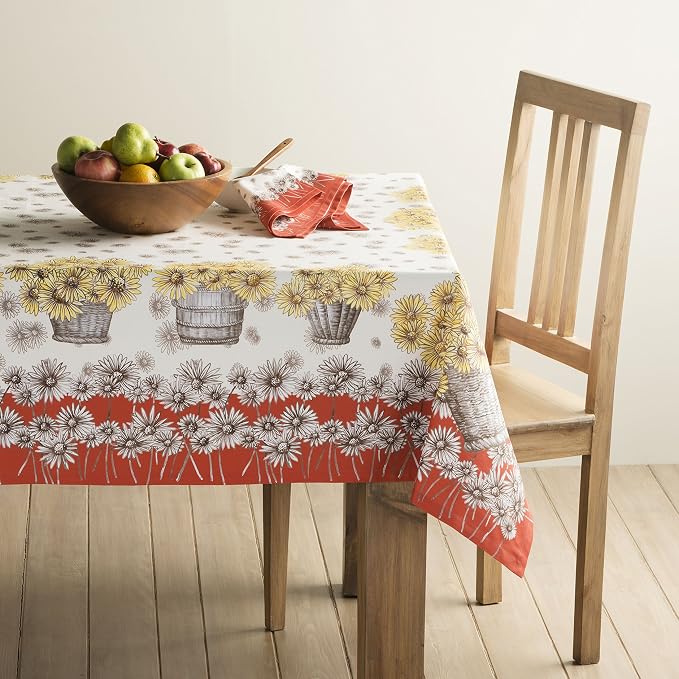 Maison d' Hermine Table Cloth Rectangle Table 100% Cotton 60 x 120 Inches Fall - Image 8