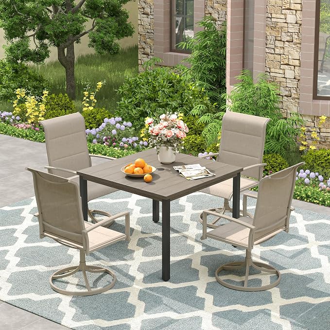 VICLLAX Outdoor Patio Dining Table - Image 2