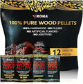 Kona Wood Pellets Intended for The Ninja Woodfire Grill, 12 Single-Use Pouches by Kona