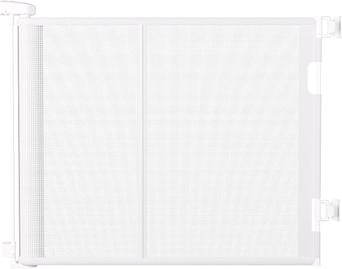 71 inches Extra Wide Retractable Baby Gate, 34 inches Tall Pet Gate by Unknown