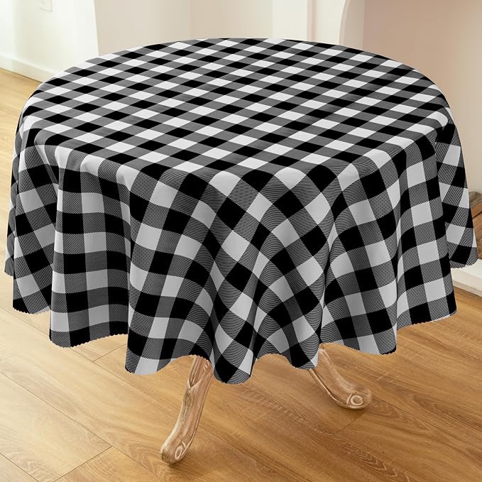 Waterproof Plaid Tablecloth Fabric - Image 9