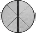 REDCAMP Foldable Fire Pit Cooking Grill Grate, Portable X-Marks Heavy Duty by REDCAMP