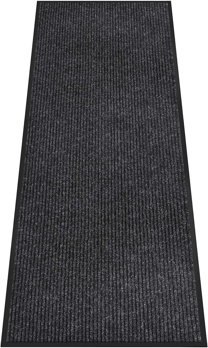 Indoor Outdoor Door Mat, Rubber Backing Non Slip Front Door Mat Outside Entrance by HOMEK