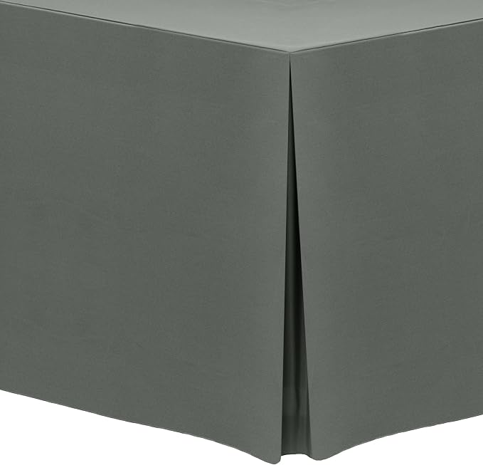 Ultimate Textile -2 Pack- 5 ft. Fitted Polyester Tablecloth by UltimateTextile