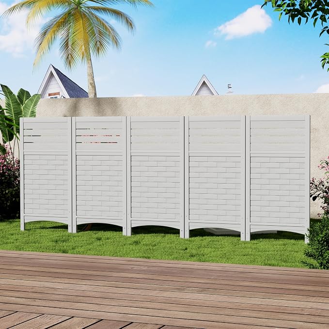 Outdoor Fence Privacy Panels, Resin Privacy Fence Panels - Image 6