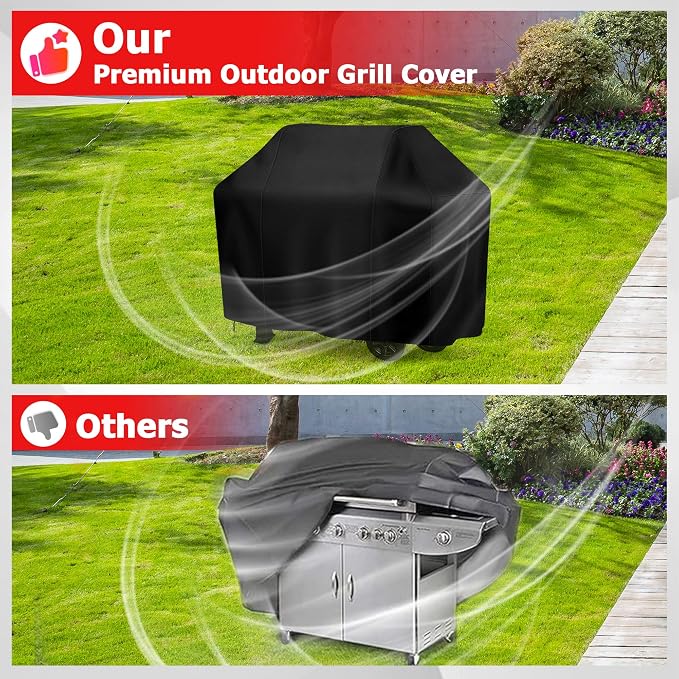 iCOVER Grill Cover 58 Inch, BBQ Grill Cover - Image 6