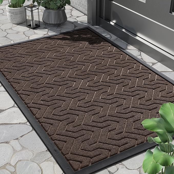 Yimobra Large Door Mat Outside Entrance 36x24, Waterproof Heavy Duty Outdoor - Image 8