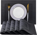 LEXMORE PlaceMats Set of 12 Vinyl/Plastic Woven Place Mats by lexmore