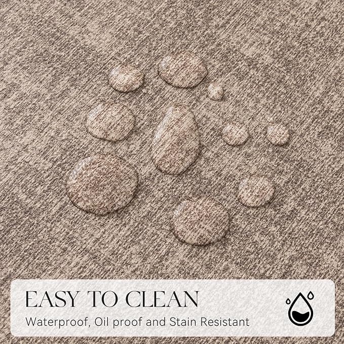 MOSAYT Placemats Set of 4, Heat Resistant Vinyl Place Mats - Image 4