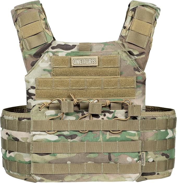 OneTigris DOOM Tactical Vest, Adjustable Airsoft Vest MOLLE Vest by OneTigris