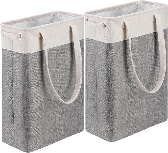Collapsible Laundry Baskets Double Laundry Hampers Large Foldable Laundry by HSDT