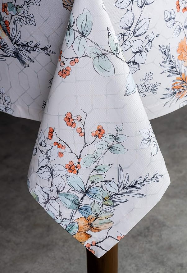 Maison d' Hermine Table Cloth Rectangle Table 100% Cotton 60 x 108 Inches Fall - Image 8