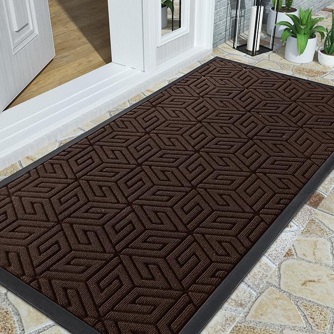 Yimobra Large Door Mat 47x24, All-Weather Waterproof Outdoor Mats by Yimobra
