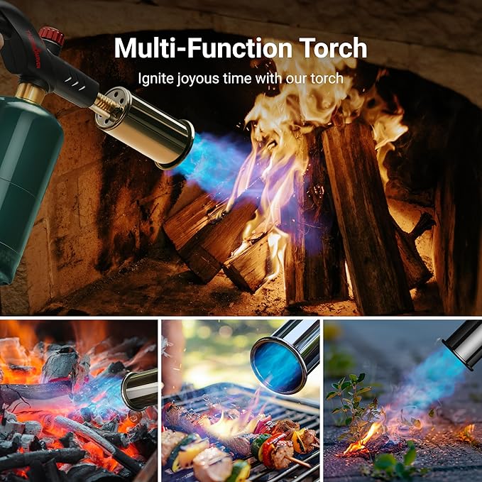 ThermoMaven Powerful Propane Torch, Kitchen Cooking Torch, Culinary Torch - Image 2