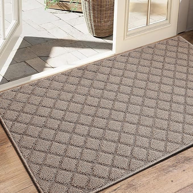 Azadx 3'x4' Front Entryway Door Mat Non Slip Indoor Door mats Washable Entry by Azadx