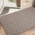 Azadx 3'x4' Front Entryway Door Mat Non Slip Indoor Door mats Washable Entry by Azadx
