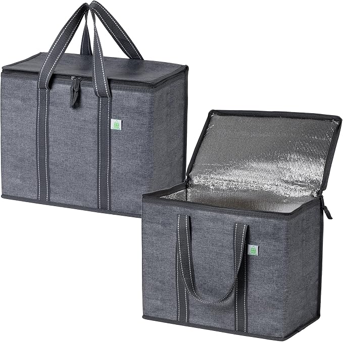 VENO 2 Pack Cooler Bag and Insulated Grocery Bags by Veno