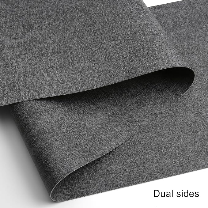 Table Runners 94 Inches Long, Dual-Sided Faux Leather Farmhouse Table Runner - Image 2
