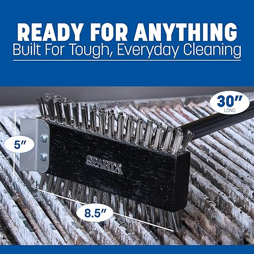 SPARTA 4029000 Stainless Steel Grill Brush, Grill Scraper - Image 5
