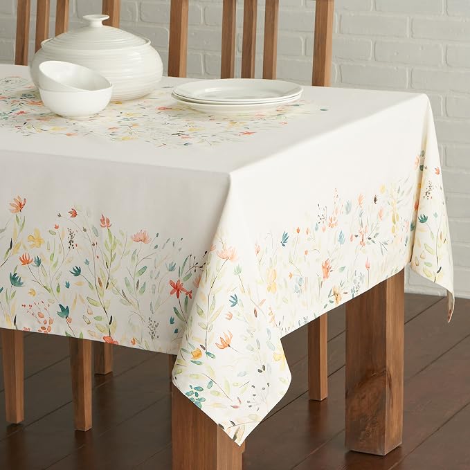 Maison d' Hermine Table Cloth Rectangle Table 100% Cotton 60 x 60 Inches - Image 7